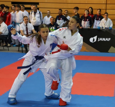 Lejla Lišinović med borbo